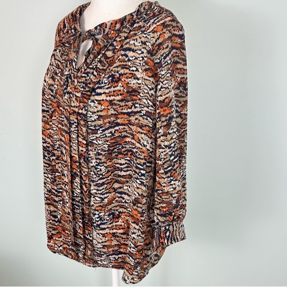 Joie Mirabella Silk Abstract Animal
Print Blouse - Picture 4 of 10